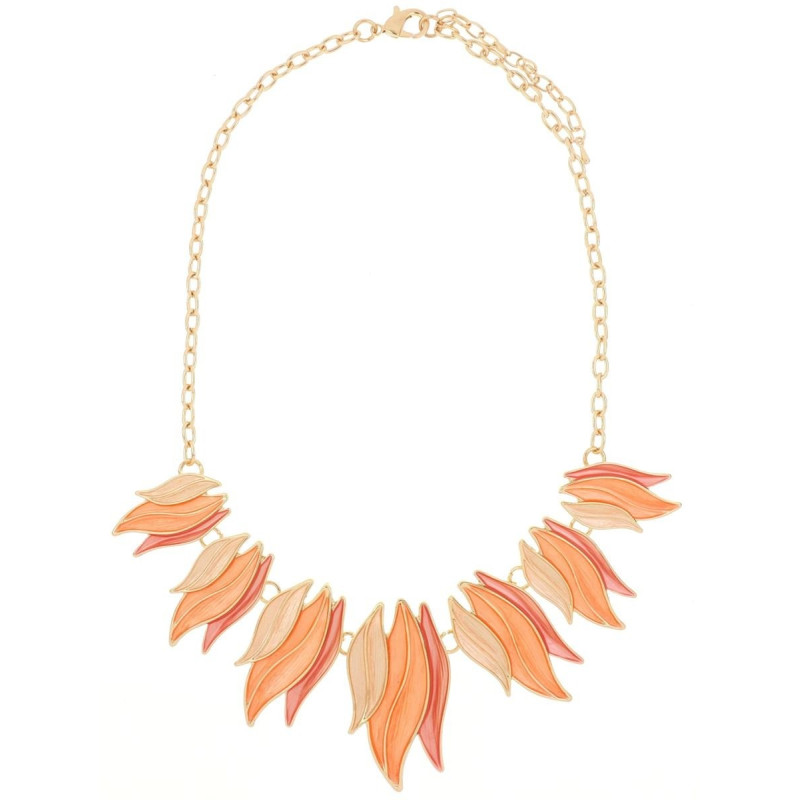 COLLANA CM 43+5 ARMONIA MM 27 IN OTTONE