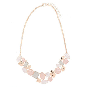 COLLANA CM 41+5 ARMONIA MM 25 IN OTTONE