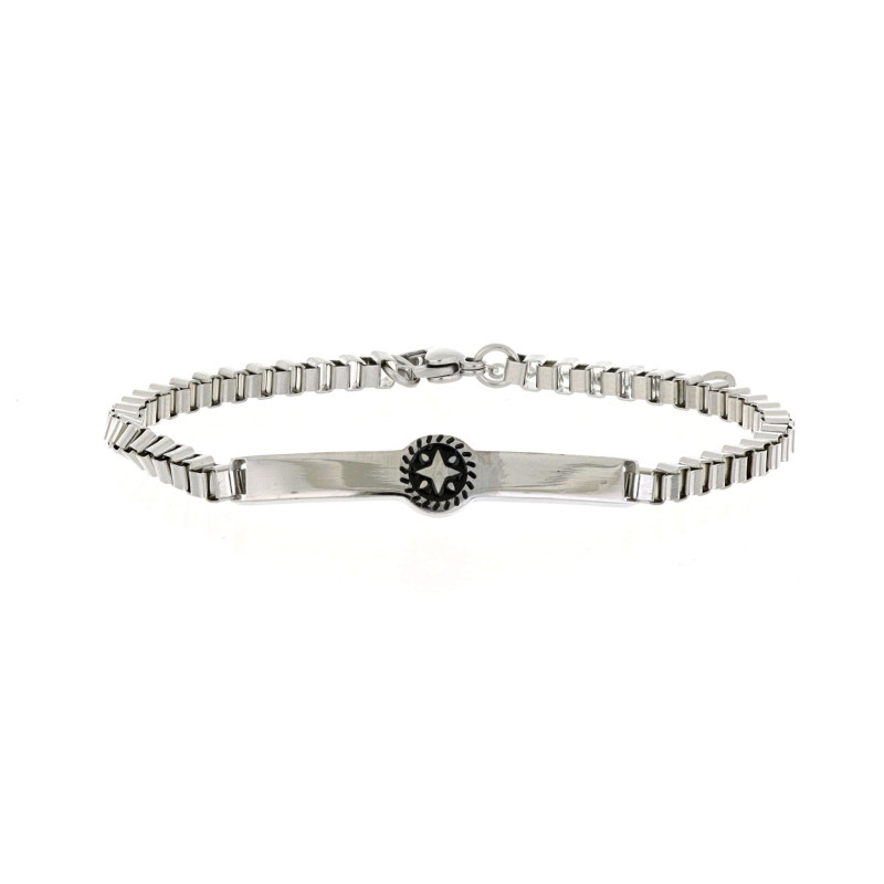 BRACCIALE CM 17+3 UOMO IN ACCIAIO