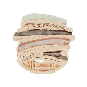 ANELLO MM 27 ARMONIA IN OTTONE