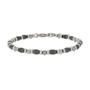 BRACCIALE CM 19+2 UOMO IN ACCIAIO