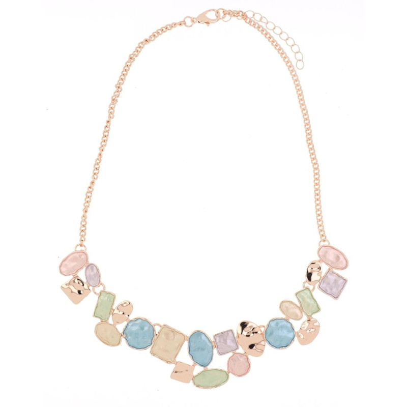 COLLANA CM 41+5 ARMONIA MM 25 IN OTTONE