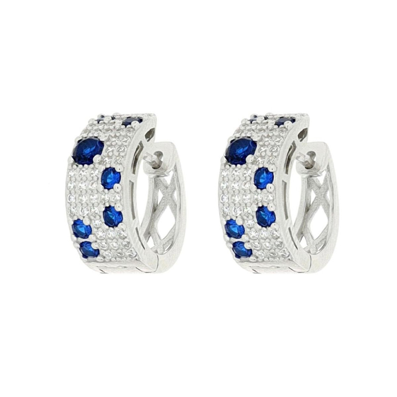 ORECCHINI BOCCOLE MM 15 IN ARGENTO 925 L MM 6