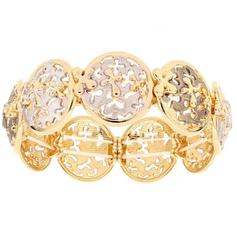 BRACCIALE ARMONIA MM 22 IN OTTONE
