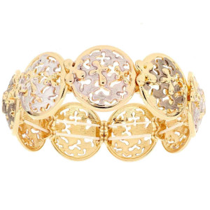 BRACCIALE ARMONIA MM 22 IN OTTONE