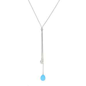 COLLANA CM 60 AURORA IN ACCIAIO MM 15X10