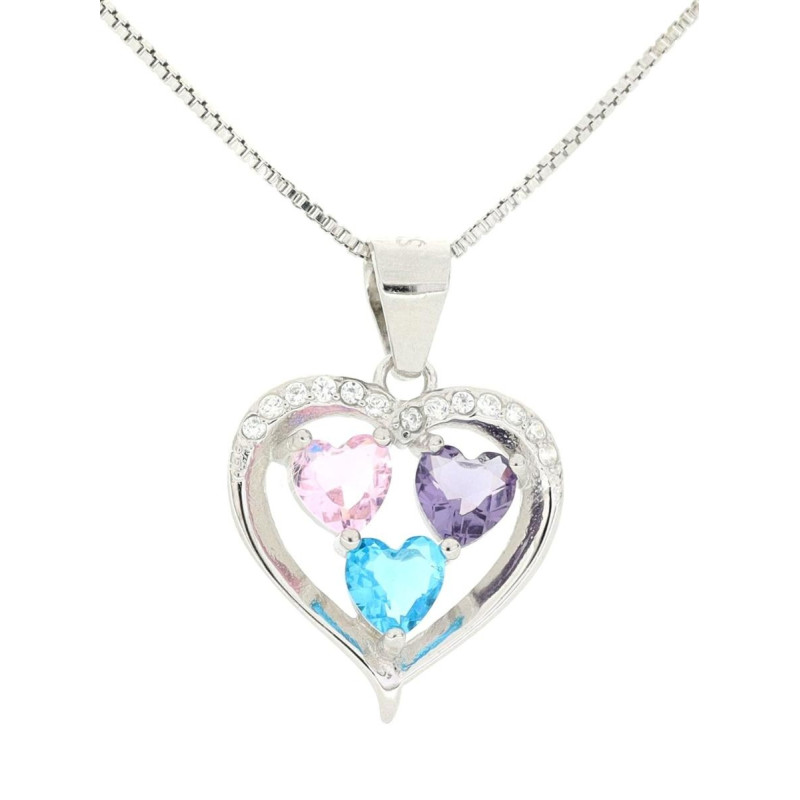 PENDENTE DEMETRA MM 15X13 IN ARGENTO 925 CUORE