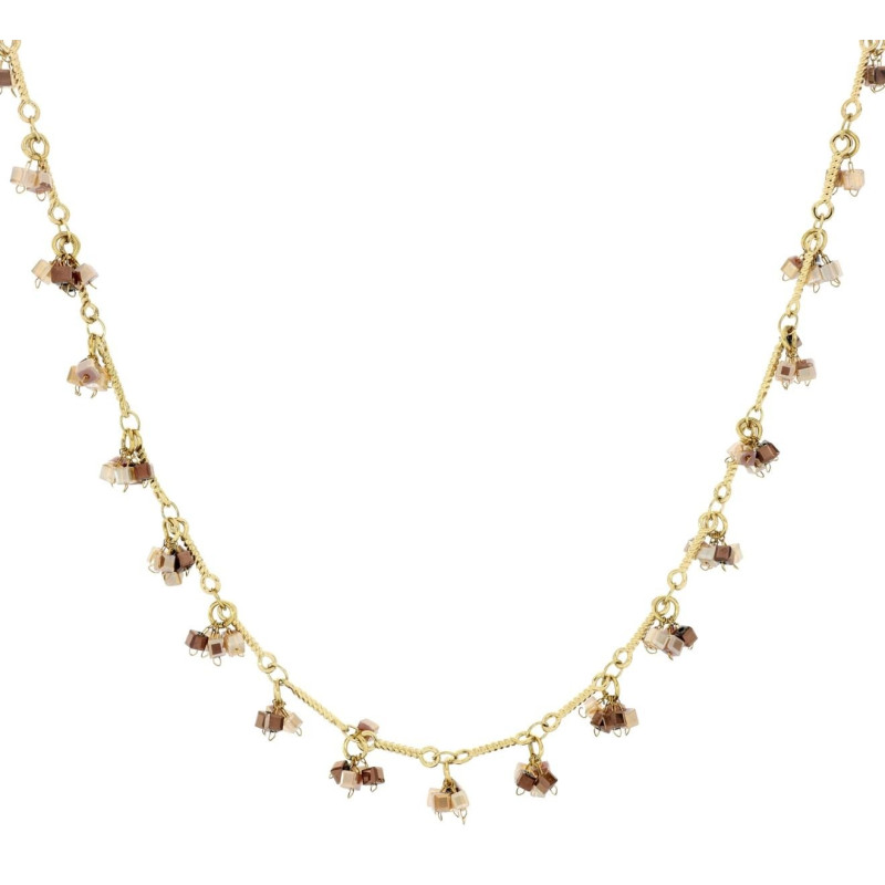 COLLANA CM 44+5 VITTORIA IN ACCIAIO