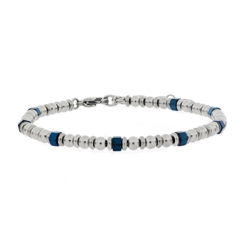 BRACCIALE CM 17+3 UOMO IN ACCIAIO MM 4