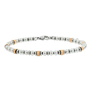 BRACCIALE CM 17+3 UOMO IN ACCIAIO MM 4