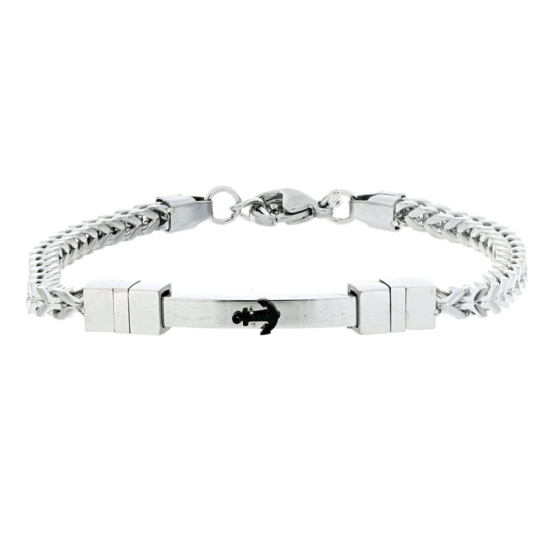 BRACCIALE CM 21+2 UOMO IN ACCIAIO MM 3