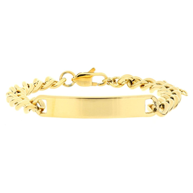 BRACCIALE CM 18+5 UOMO IN ACCIAIO MM 8