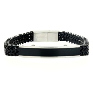 BRACCIALE CM 21 UOMO IN ACCIAIO MM 8