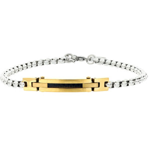 BRACCIALE CM 20 UOMO IN ACCIAIO MM 6