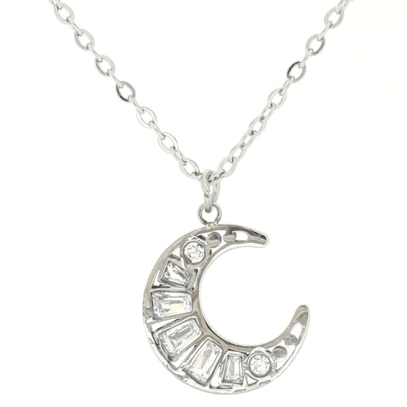 COLLANA CM 38+5 ADANA IN ACCIAIO MM 15