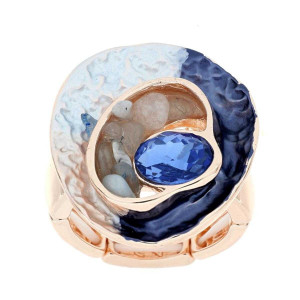 ANELLO MM 27 ARMONIA IN OTTONE