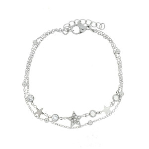 BRACCIALE CM 16+3 AFRODITE IN ACCIAIO MM 11