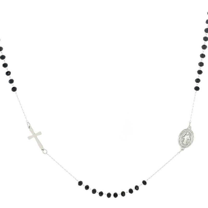 COLLANA ROSARIO CM 50 IN ACCIAIO
