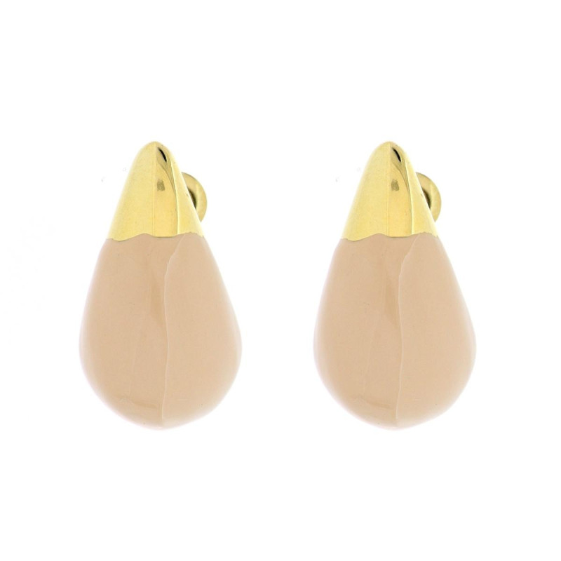 ORECCHINI ASTERIA MM 27x15 IN ACCIAIO