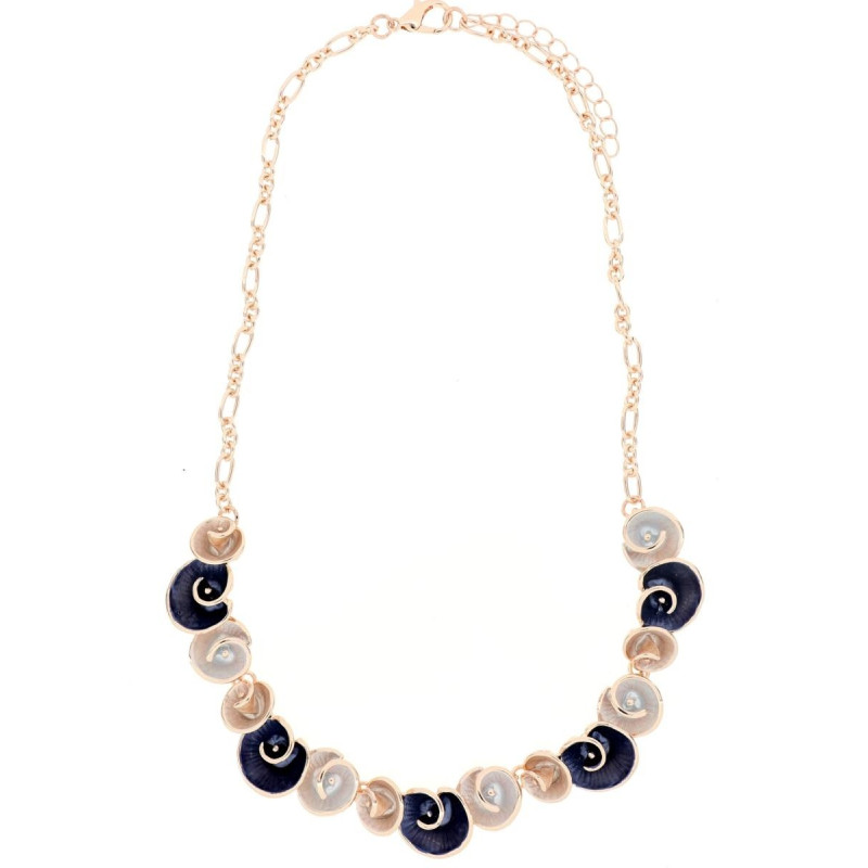 COLLANA CM 42+5 ARMONIA MM 14 IN OTTONE