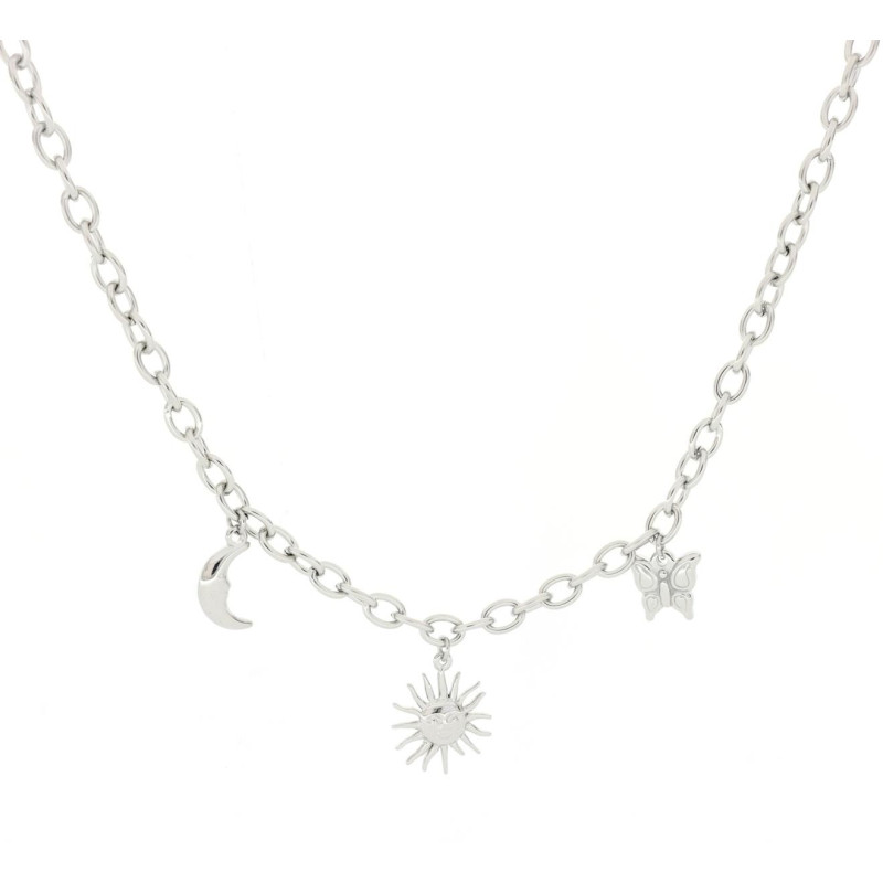 COLLANA CM 41+6 ERA IN ACCIAIO MM 15