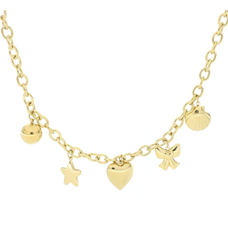 COLLANA CM 41+6 ERA IN ACCIAIO MM 15