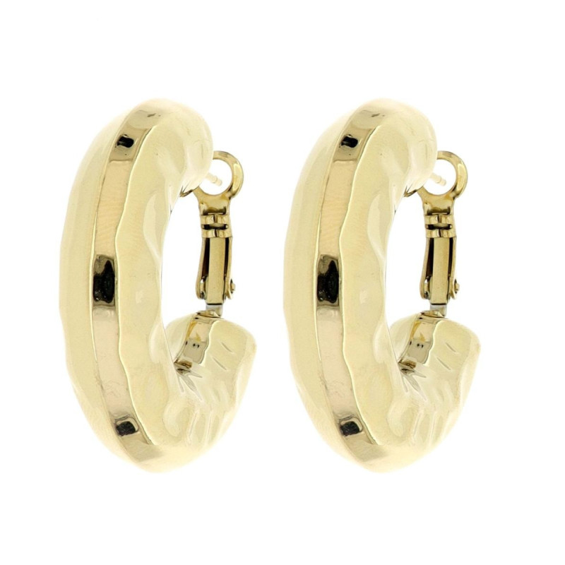 ORECCHINI CERCHIO ACCIAIO MM 35