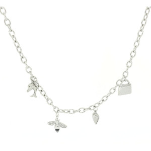 COLLANA CM 41+5 ERA IN ACCIAIO MM 15
