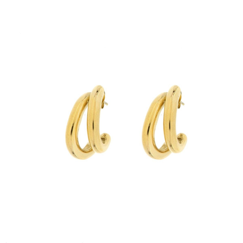 ORECCHINI CIRCE IN ACCIAIO MM 23X11