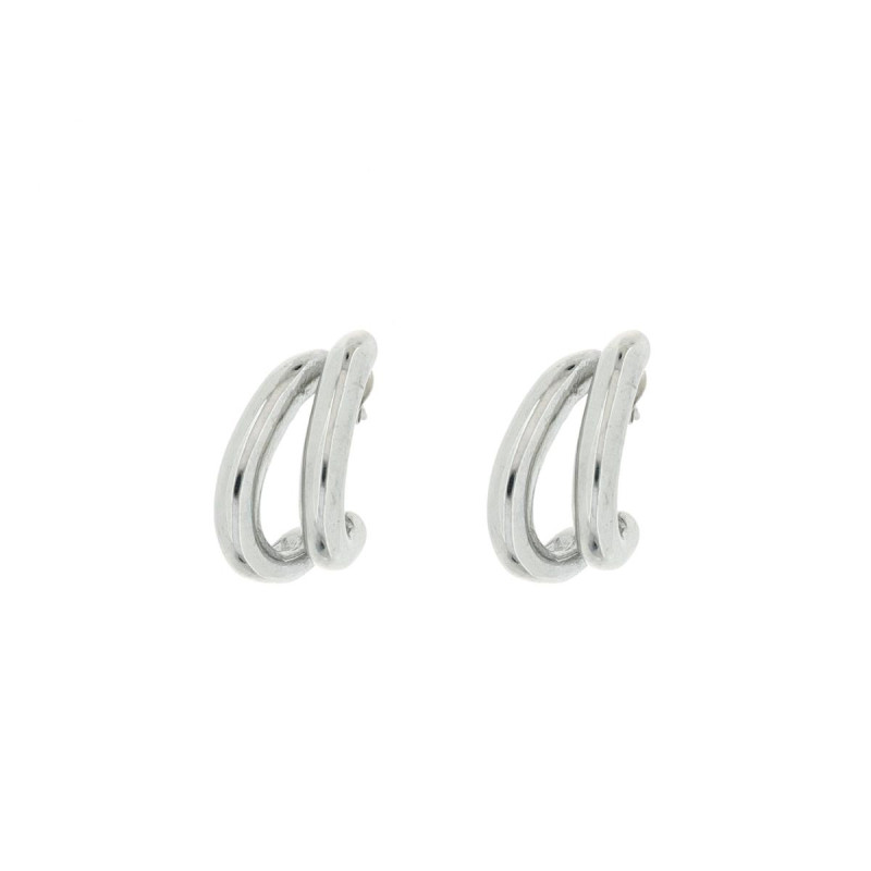 ORECCHINI CIRCE IN ACCIAIO MM 23X11