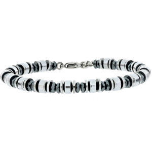 BRACCIALE CM 19+3 UOMO IN ACCIAIO MM 6