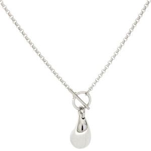 COLLANA CM 41 ASTERIA IN ACCIAIO MM 27