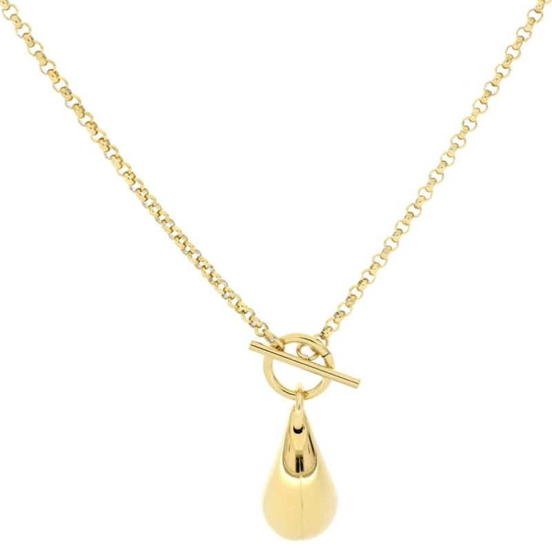 COLLANA CM 41 ASTERIA IN ACCIAIO MM 27