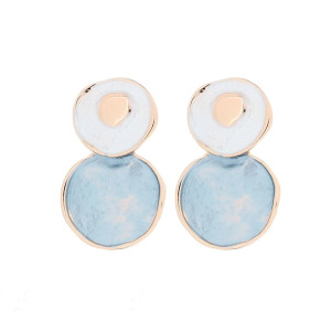 ORECCHINI MM 23X12 ARMONIA IN OTTONE