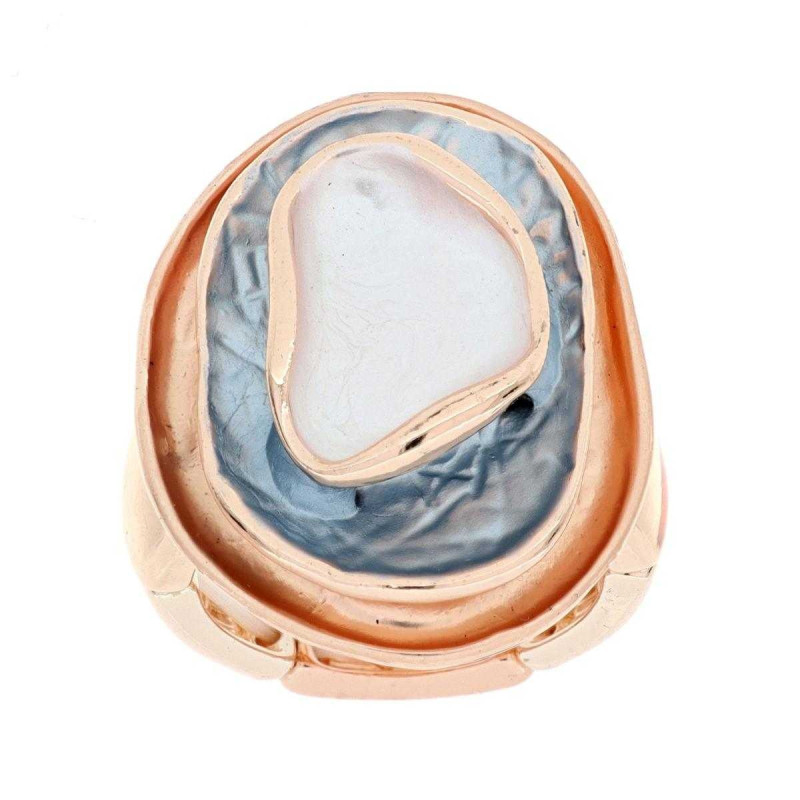 ANELLO MM 30 ARMONIA IN OTTONE