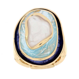 ANELLO MM 30 ARMONIA IN OTTONE