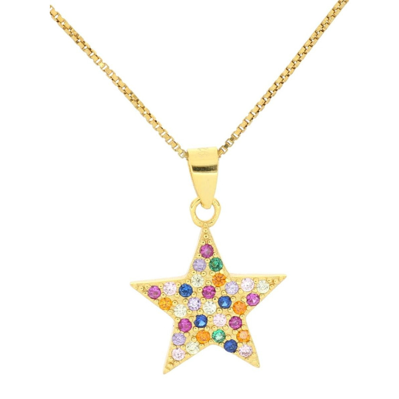 PENDENTE MISTI IN ARGENTO 925 CON STELLA MM 12