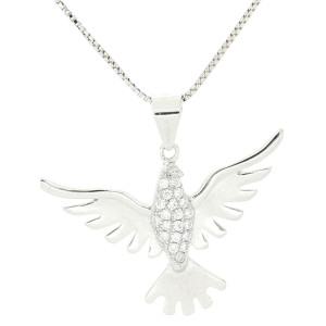 PENDENTE MISTI AQUILA MM 18 IN ARGENTO 925