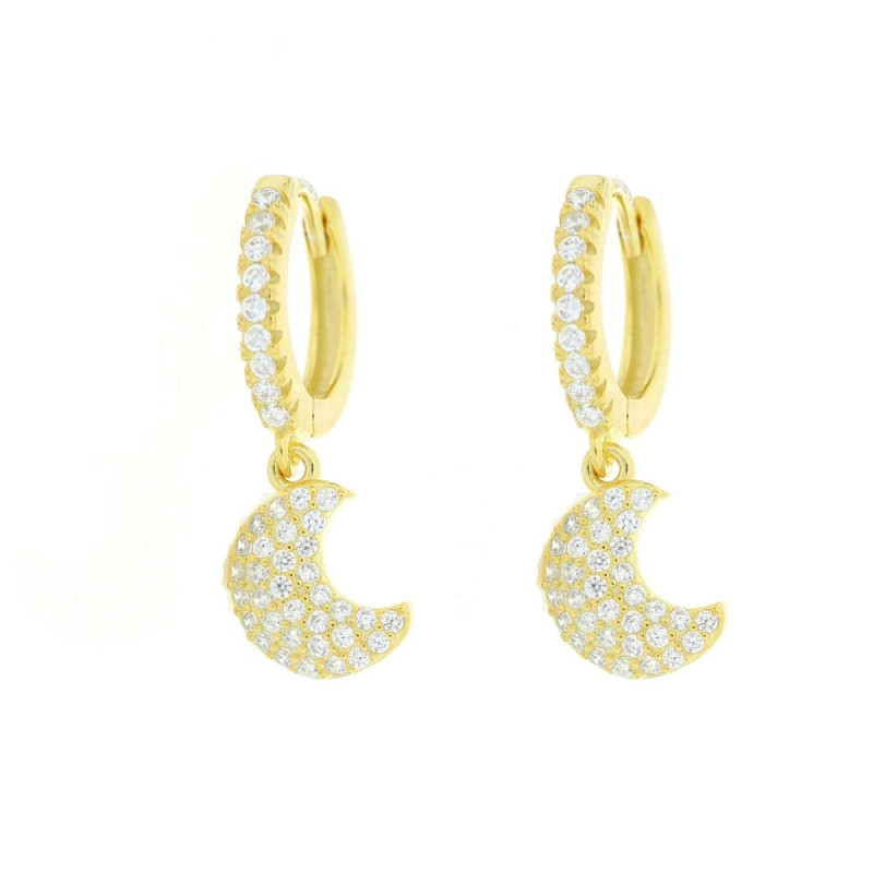 ORECCHINI BOCCOLE IN ARGENTO 925 DORATI