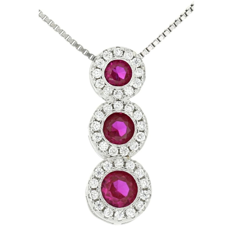 PENDENTE MM 18 DEGRADE' IN ARGENTO 925