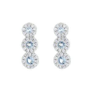 ORECCHINI MM 15 DEGRADE' IN ARGENTO 925