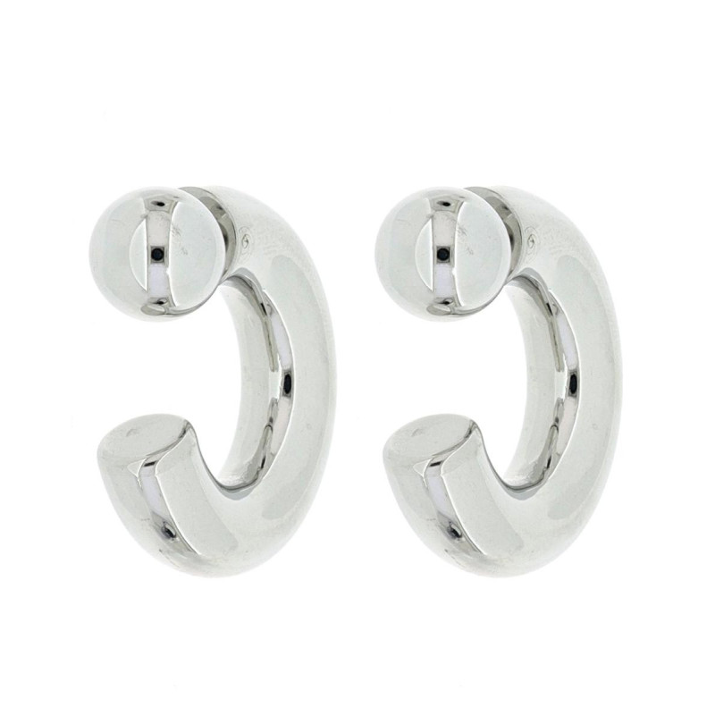 ORECCHINI CERCHIO ACCIAIO MM 30