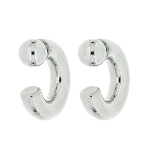 ORECCHINI CERCHIO ACCIAIO MM 30