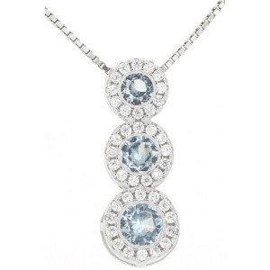 PENDENTE MM 18 DEGRADE' IN ARGENTO 925
