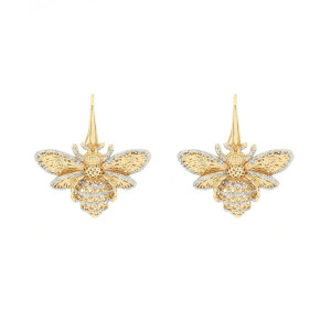 ORECCHINI "AMAZZONE" DORATO IN OTTONE APE