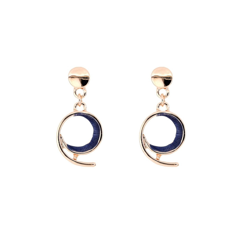 ORECCHINI MM 30X18 ARMONIA IN OTTONE