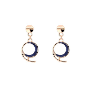 ORECCHINI MM 30X18 ARMONIA IN OTTONE