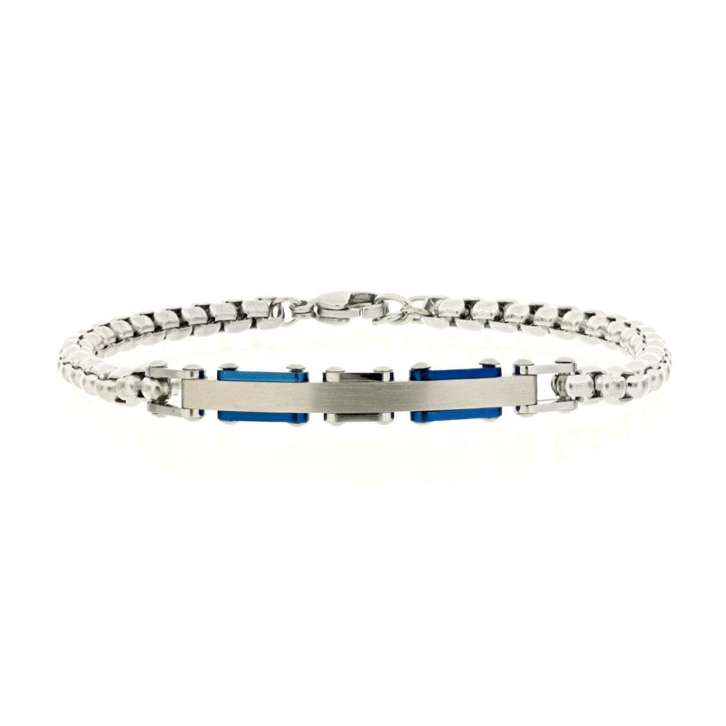 BRACCIALE CM 18+2 UOMO IN ACCIAIO MM 5