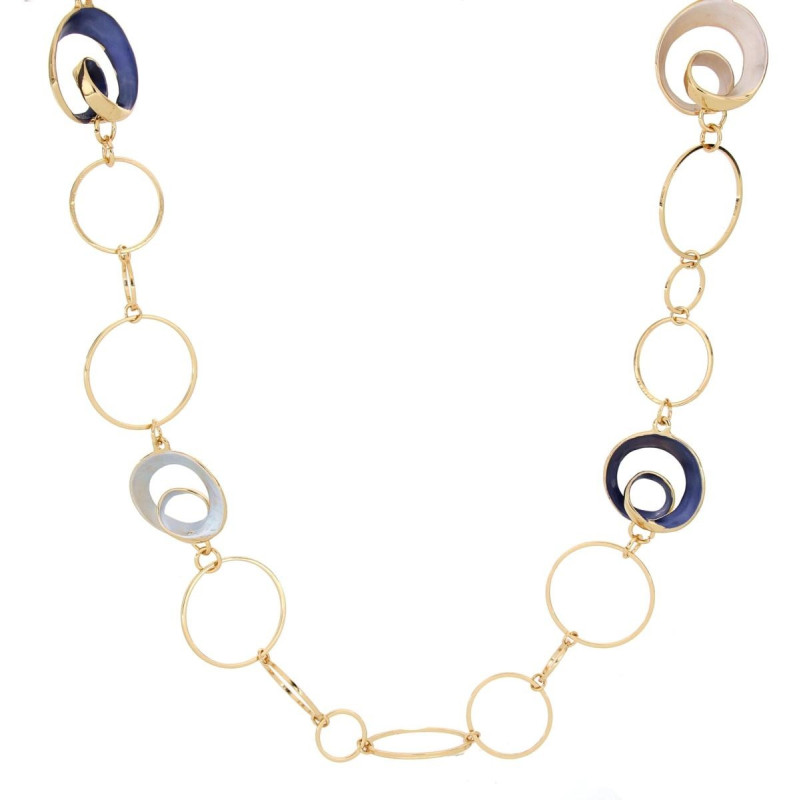 COLLANA ARMONIA CM 93+5 IN OTTONE