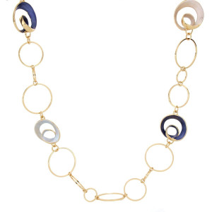 COLLANA ARMONIA CM 93+5 IN OTTONE